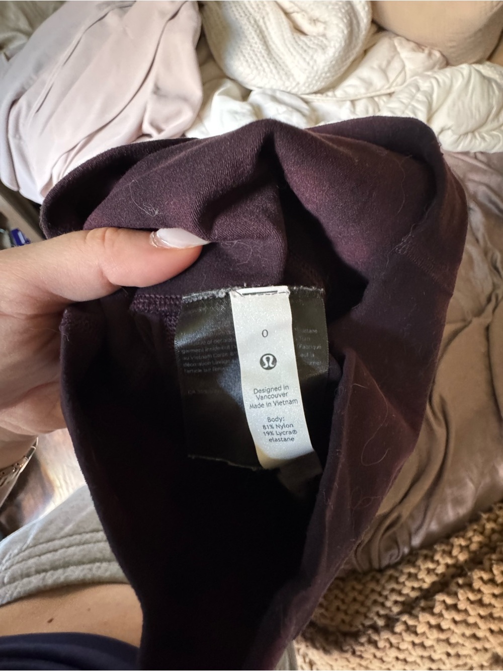 lululemon athletica Deep Plum Leggings